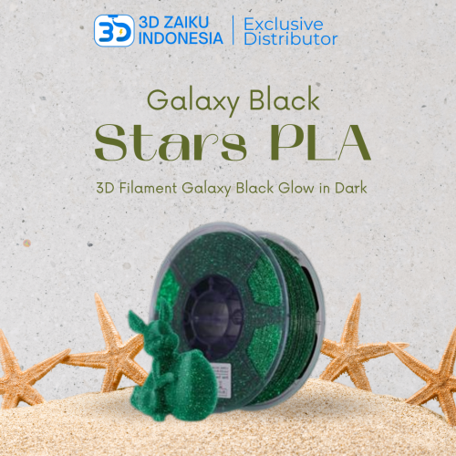 eSUN Stars PLA 3D Filament Galaxy Black Glow in Dark